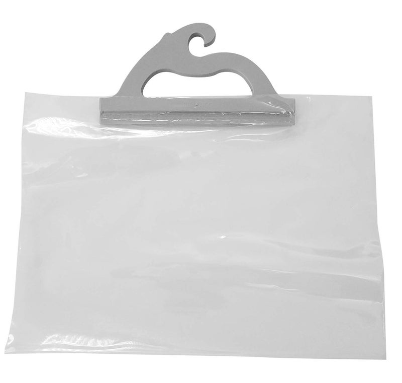 Monaco Hanging Storage Bags, 10-pack of 12 x 9-inch Clear Plastic Bags for Classroom, Library, and Pharmacy Use - Image 3